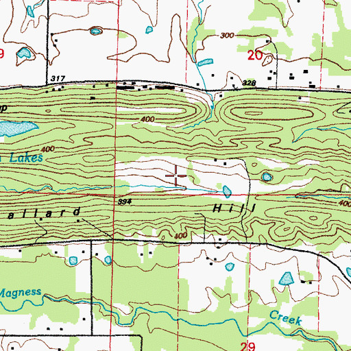 Topographic Map of Shurley Field, AR