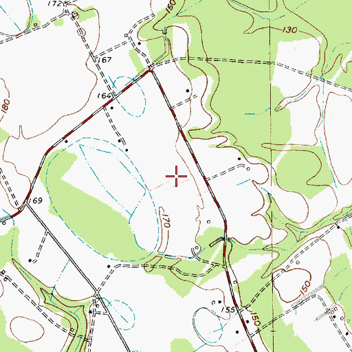 Topographic Map of Graham Airport, SC