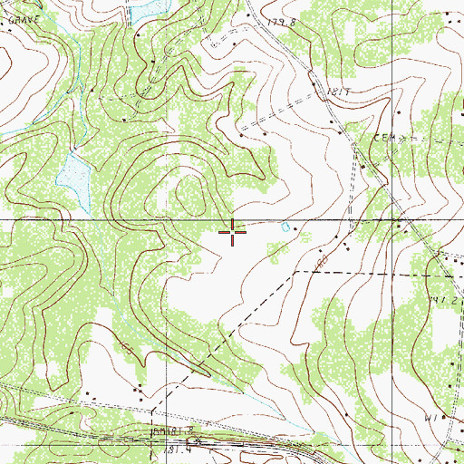 Topographic Map of The Farm Airport, SC