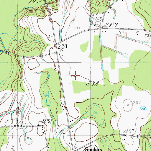 Topographic Map of Hannah Rhea Field, SC
