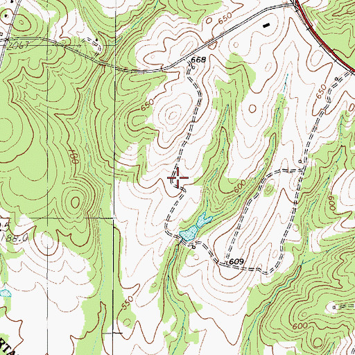 Topographic Map of Triple Tree Airport, SC