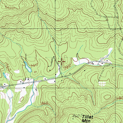 Topographic Map of Emery Airport, SC