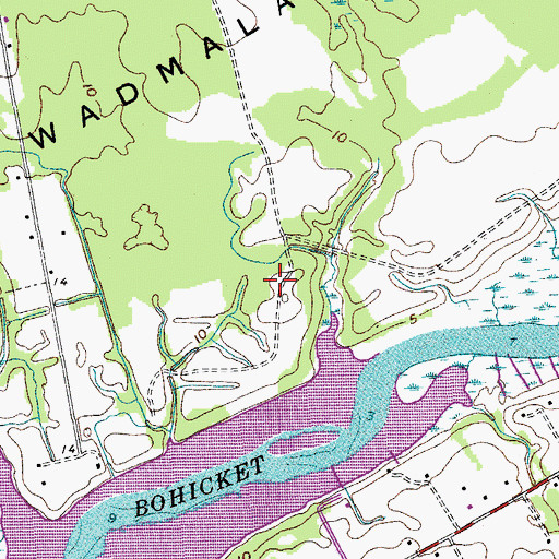 Topographic Map of Hondarosa Airport, SC