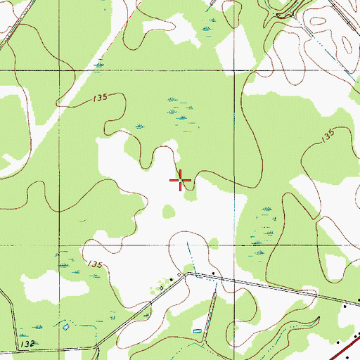 Topographic Map of Avinger Field, SC
