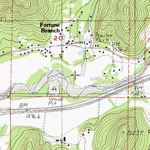 Topographic Map of Nace Family Airstrip, OR
