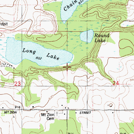 Topographic Map of Taylors Flight Park, MI