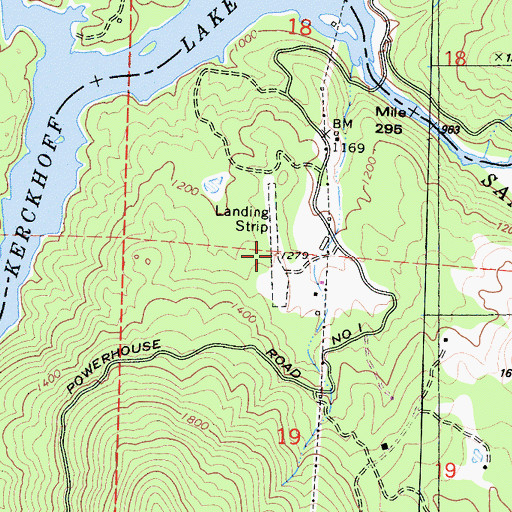 Topographic Map of Table Mountain Field, CA