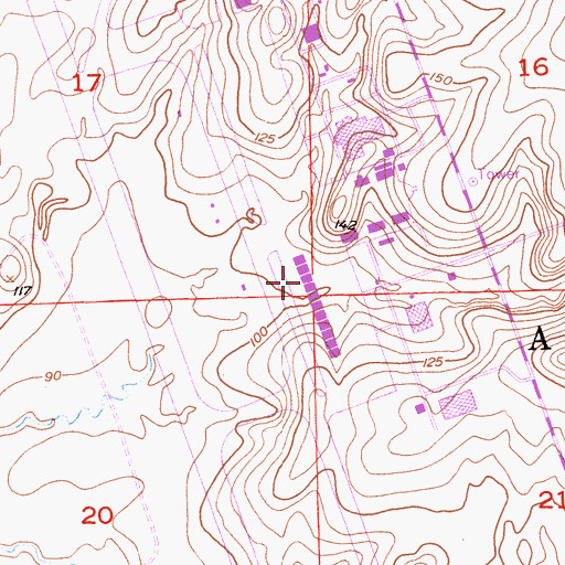 Topographic Map of Beale Air Force Base, CA
