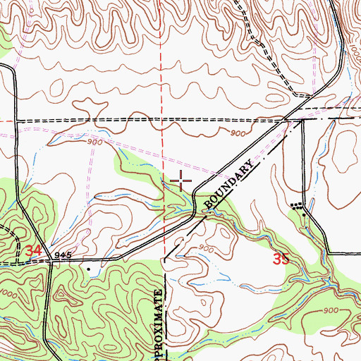 Topographic Map of Mc Millan Airport, CA