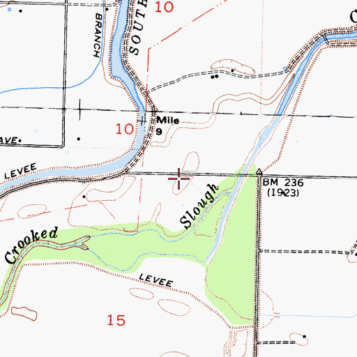 Topographic Map of Vineyard Oaks Farm Airport, CA