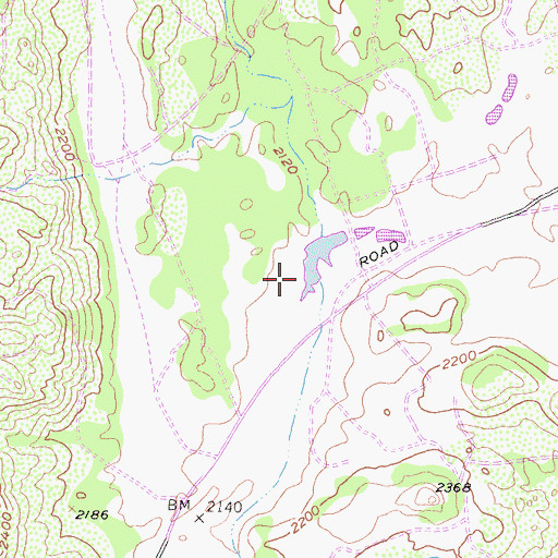 Topographic Map of Tenaja Valley Airport, CA