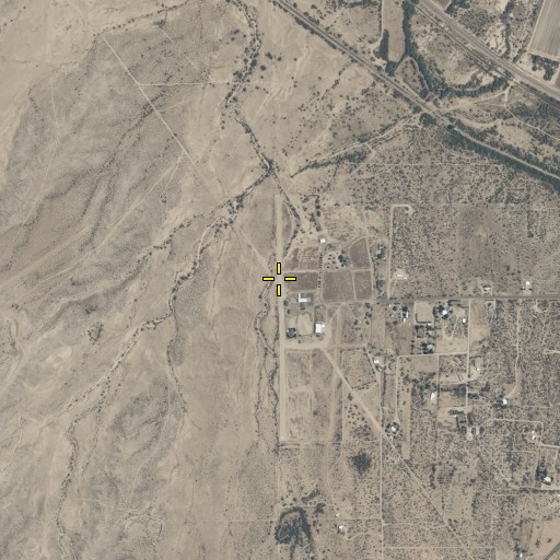 Aerial/Satellite Image of Regeneration Airport, AZ