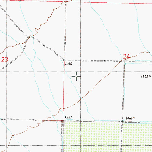 Topographic Map of Outback Ranch Airstrip, AZ