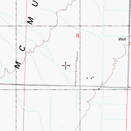 Topographic Map of Sheepy Hollow Ranch Airport, AZ