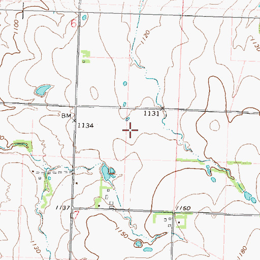 Topographic Map of Thomsen Field, KS