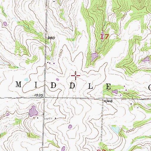 Topographic Map of Cloud 9 Airport, KS