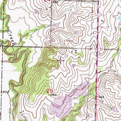 Topographic Map of Blackhawk Airport, KS