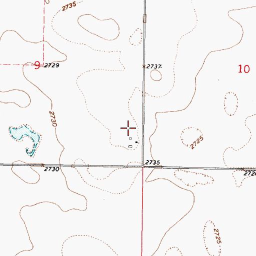 Topographic Map of Jenkinson Airport, KS