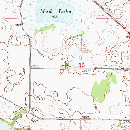 Topographic Map of Cox Apple Orchard, MN