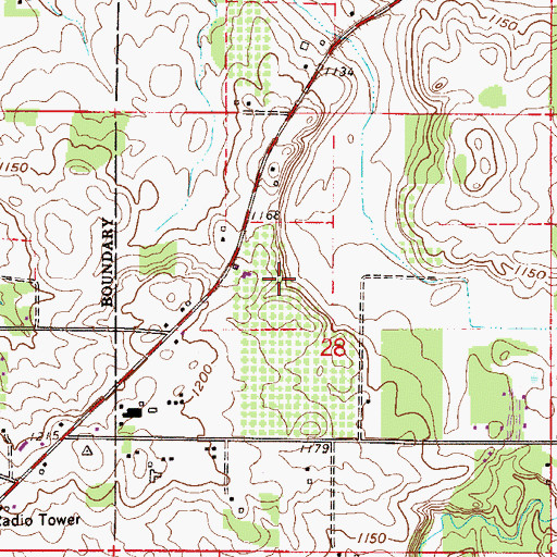 Topographic Map of Kanne Orchard, MN