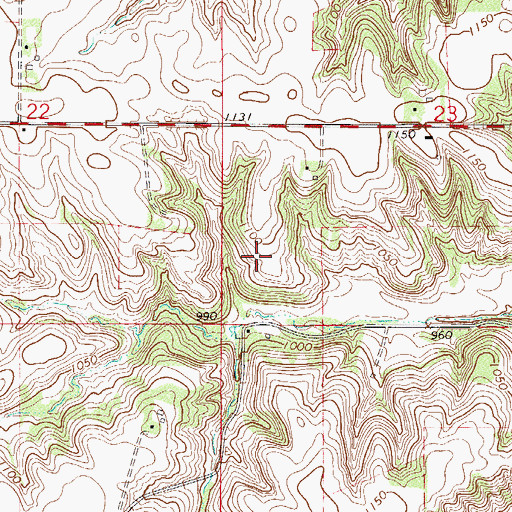 Topographic Map of Sogn Valley Orchard, MN