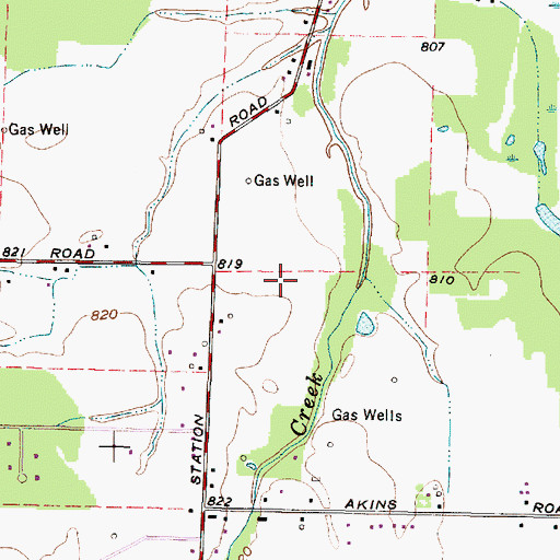 Topographic Map of Dream On Farm, OH
