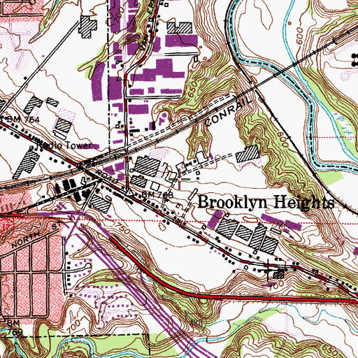 Topographic Map of Rosby Greenhouse and Berry Farm, OH
