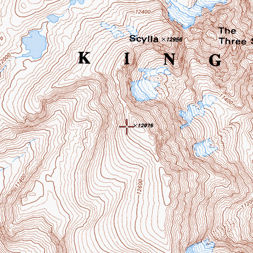 Topographic Map of Ragged Spur, CA