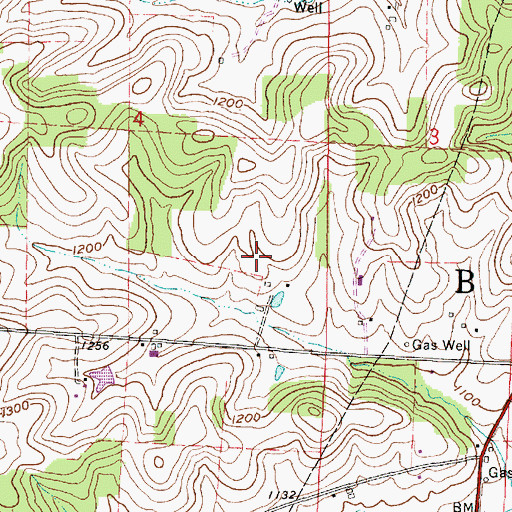 Topographic Map of Ireland Valley Farm, OH