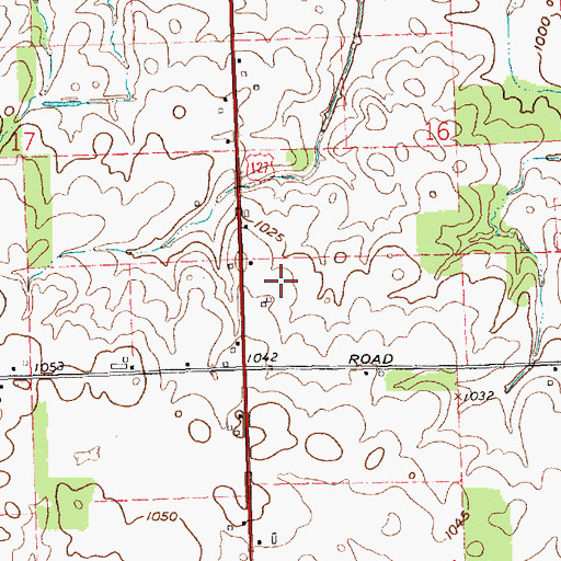 Topographic Map of Star Greenhouses, OH