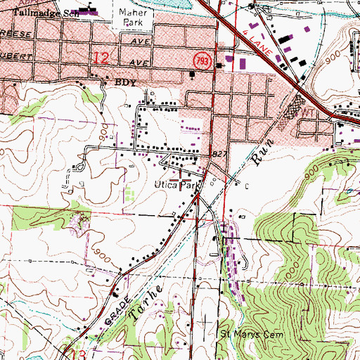 Topographic Map of Schmelzer's Greenhouse, OH