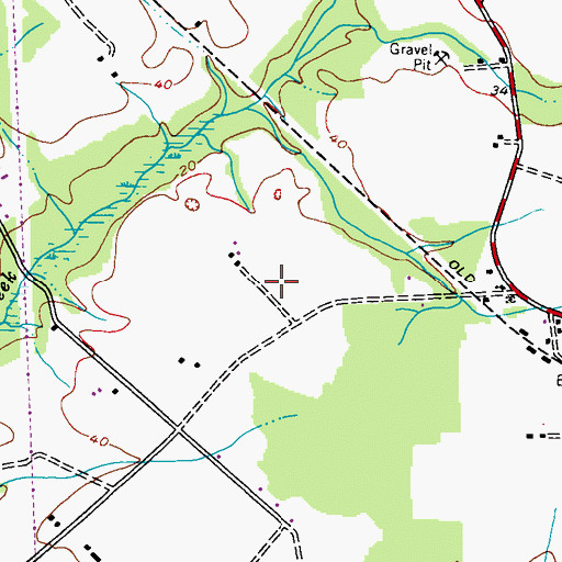 Topographic Map of Schaefer Farms and Greenhouses, MD