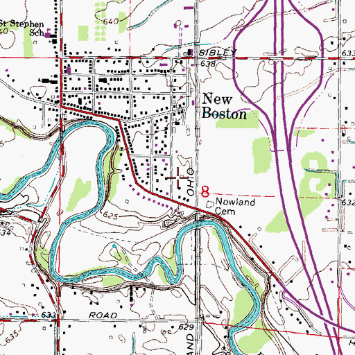 Topographic Map of Kenneth E Berlinn Memorial Park, MI