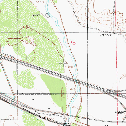 Topographic Map of Sunset Crossing (historical), AZ