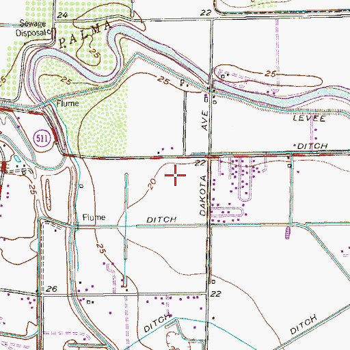 Topographic Map of IDEA Frontier Academy, TX