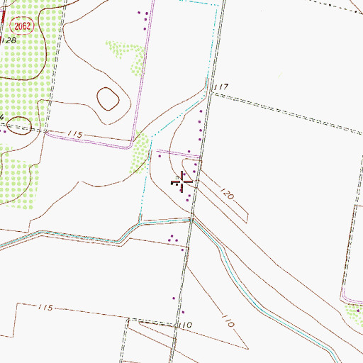 Topographic Map of IDEA College Preparatory Mission, TX