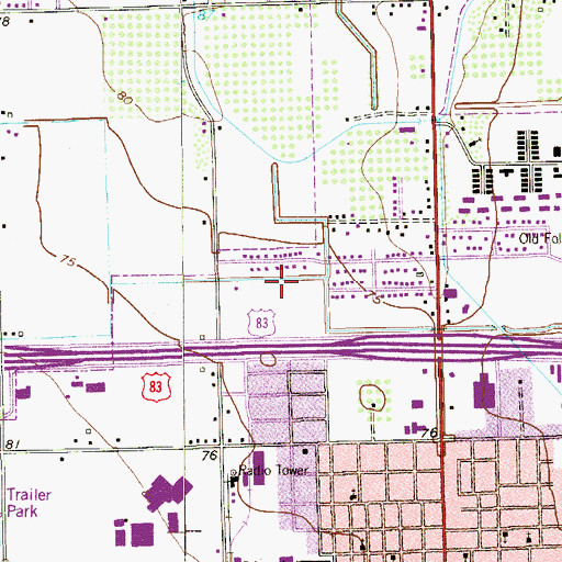 Topographic Map of IDEA Public Schools Headquarters, TX