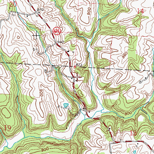 Topographic Map of Kern Greenhouse, OH