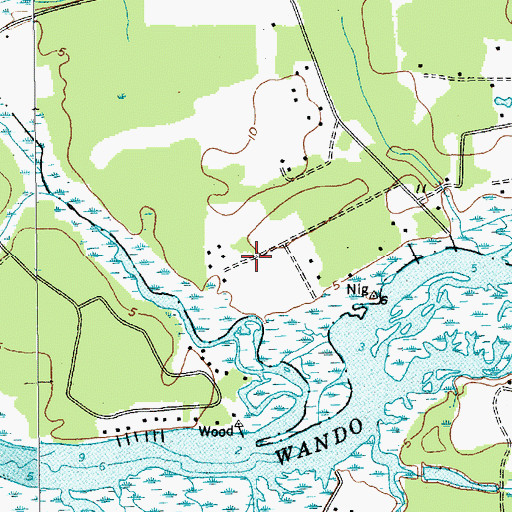 Topographic Map of Deer Creek Farm, SC
