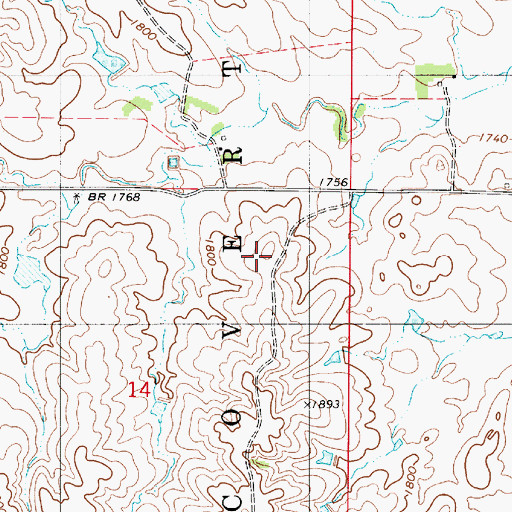 Topographic Map of Sunny Slope Mound, KS