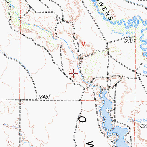 Topographic Map of Rawson Canal, CA