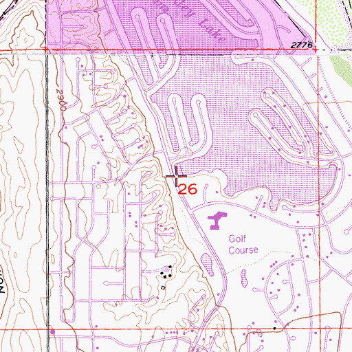 Topographic Map of Spring Valley Lake, CA