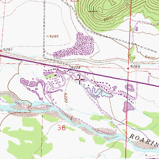 Topographic Map of Mulford, CO