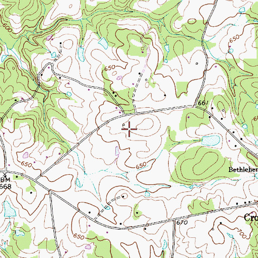 Topographic Map of J and L Farm, SC