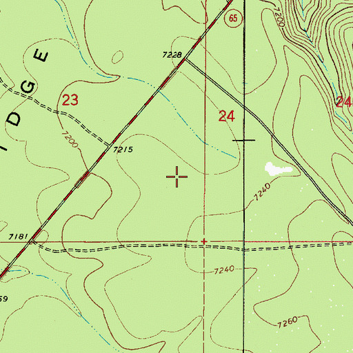 Topographic Map of Blue Ridge, AZ