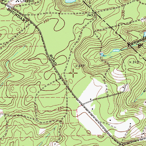 Topographic Map of Gray Shadow Farm, SC