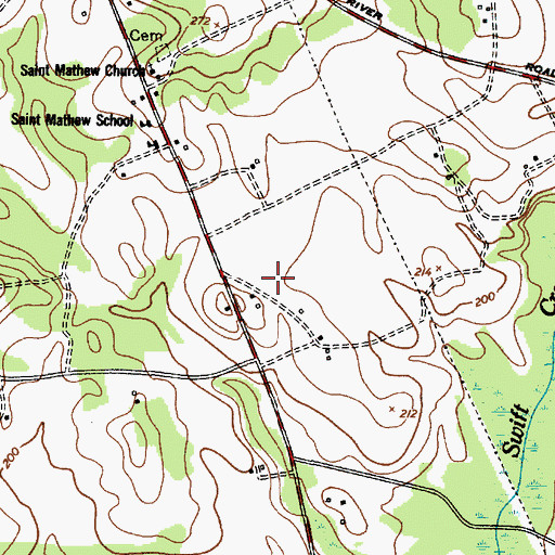 Topographic Map of Fralo Farm, SC