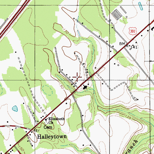 Topographic Map of New Covenant Presbyterian Church, SC