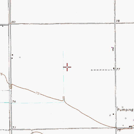 Topographic Map of Spring Gardens, TX