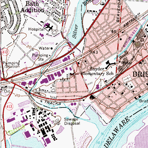 Topographic Map of Goodwill Hose Company 3 Station 52, PA
